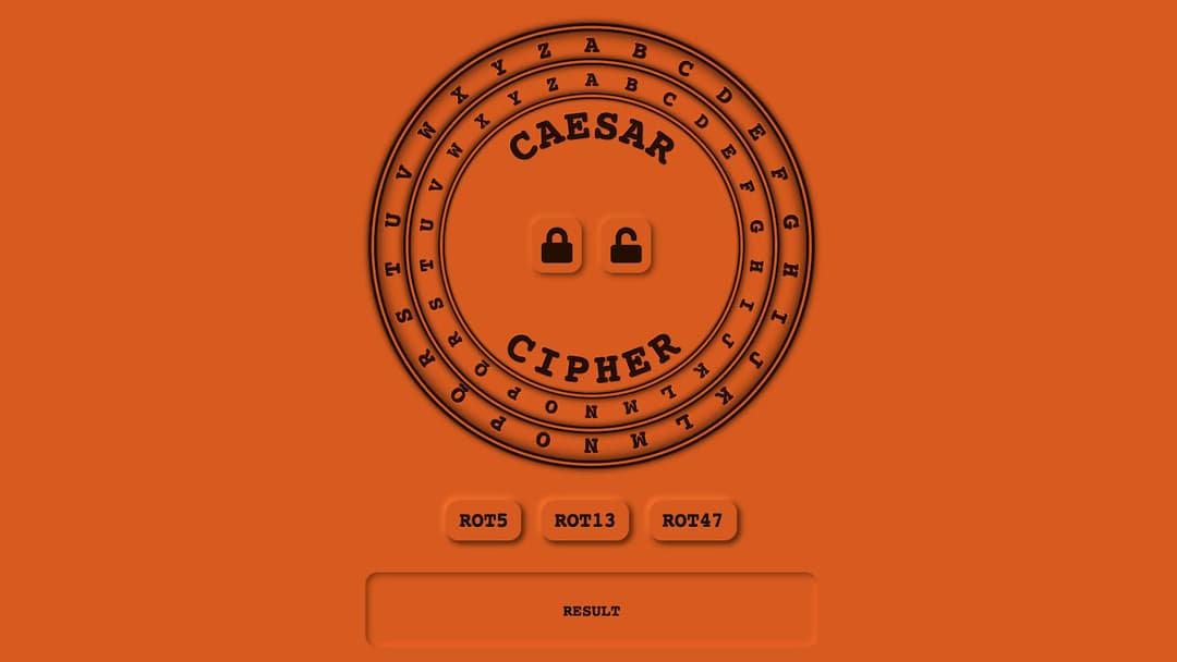 Caesar Cipher screenshot