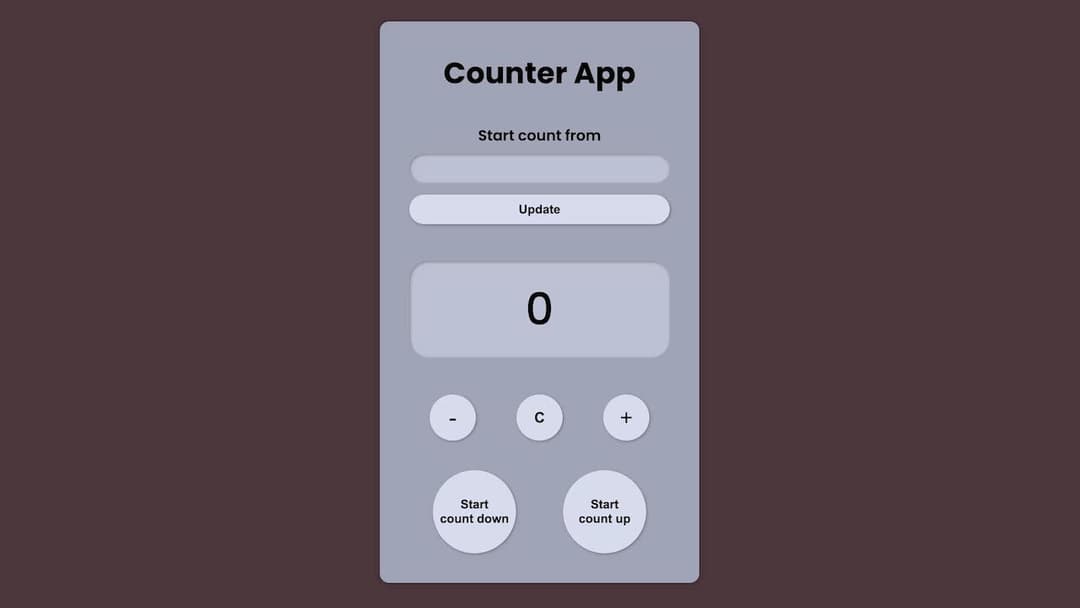 Counter App screenshot